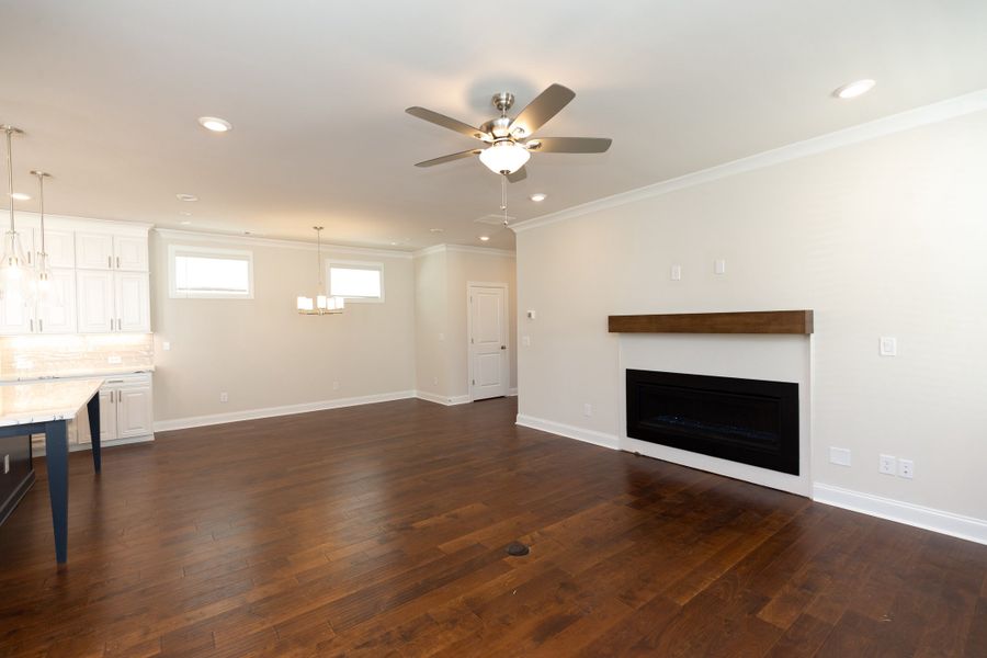Representative unfurnished interior of a home built from the The Kincaid by The Providence Group in Waterhaven, Cumming (Image 36).