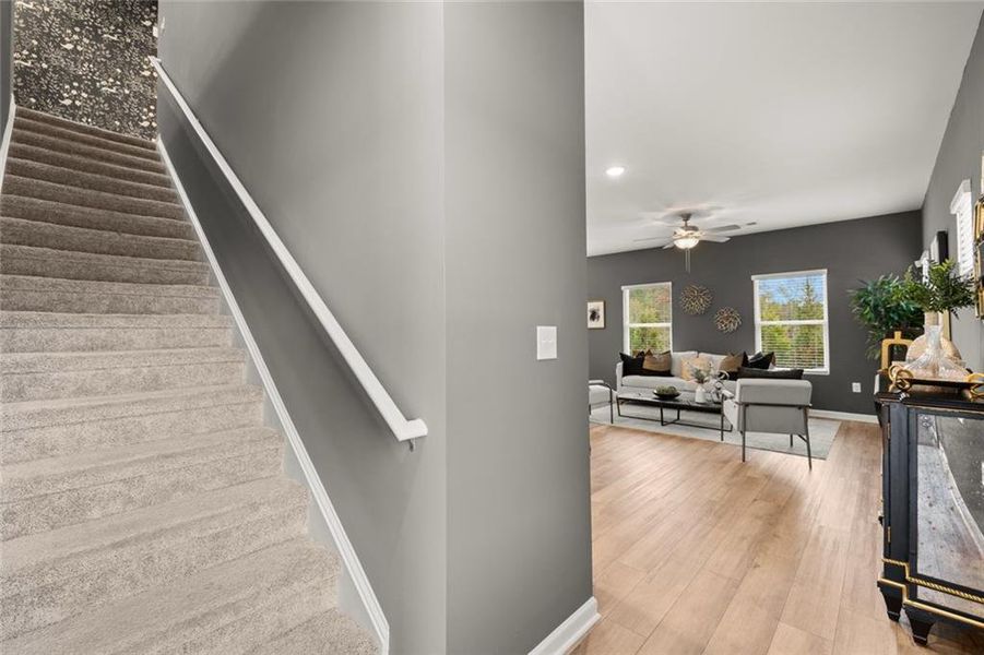 Furnished interior view inside a new home in Reeves Park, Stockbridge (Image 16). Furnished interior view inside a new home in Reeves Park, Stockbridge (Image 16).
