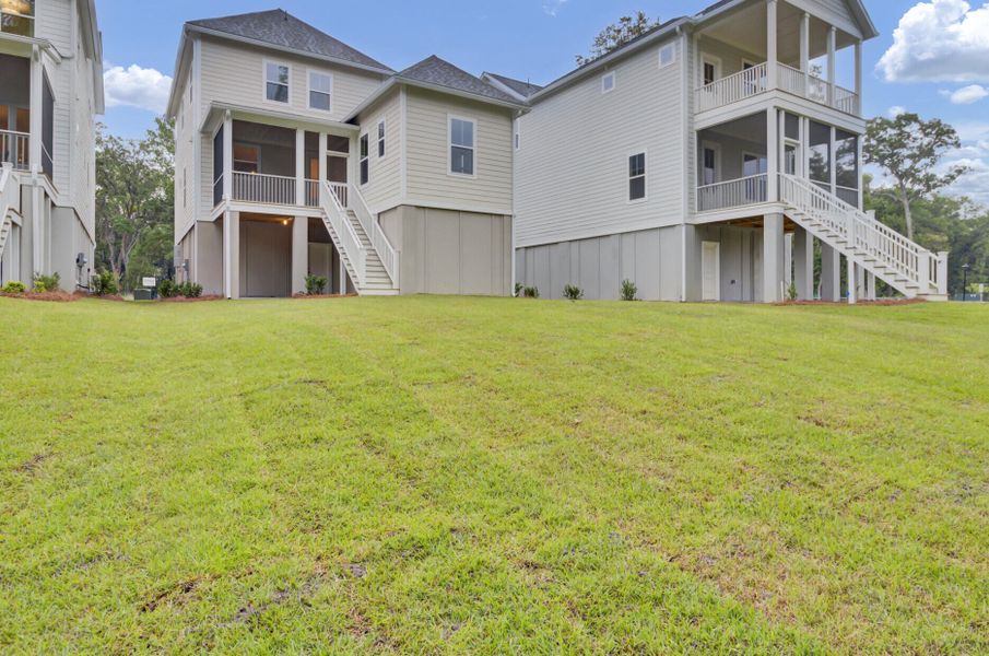Exterior details and patio area of a home in , Johns Island (Image 4).