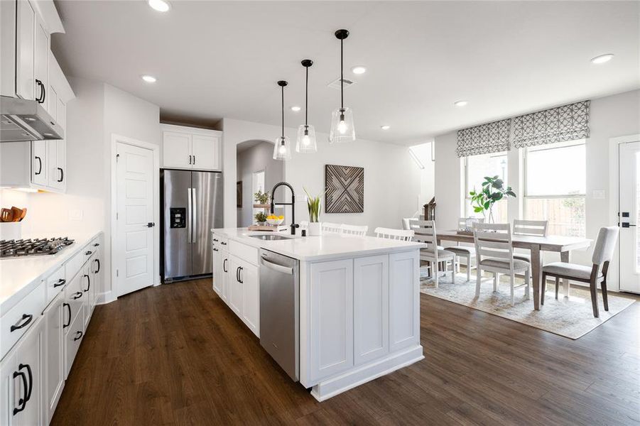 Beazer Homes Wildflower Ranch Brenham Floorplan. This is not a photo of the actual home, but is a photo of the Brenham floorplan.