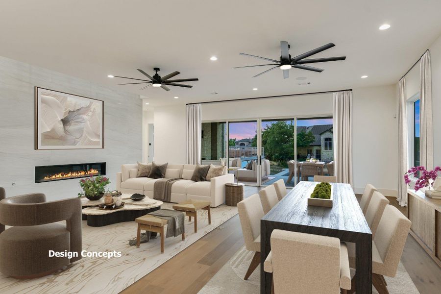 Furnished interior view inside a new home in , Horseshoe Bay (Image 34).