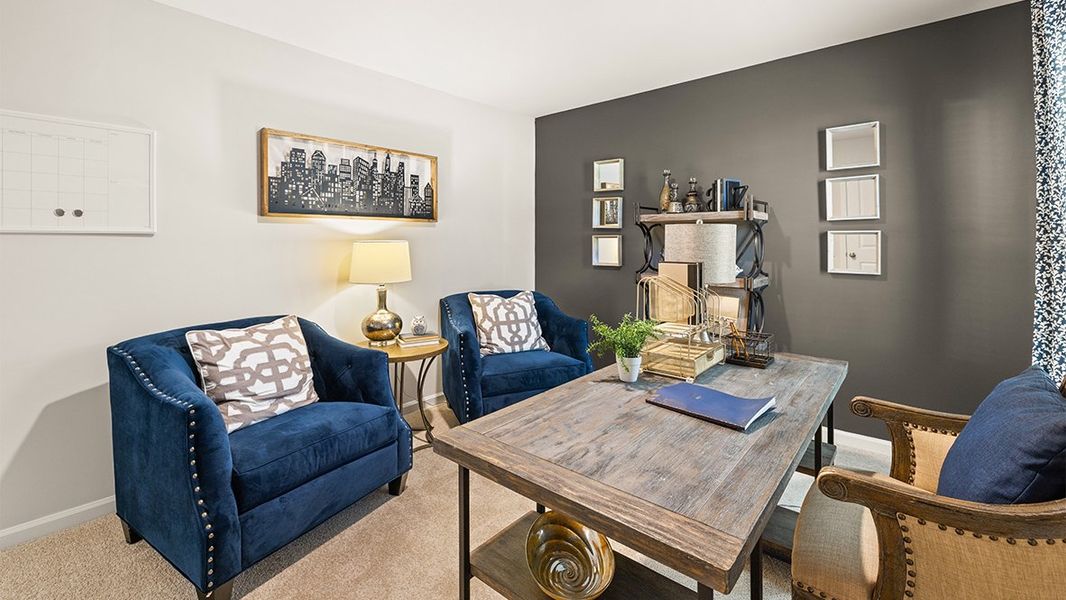 Representative furnished interior of a home built from the Elle by D.R. Horton in Highland Hills, Graniteville (Image 36). Representative furnished interior of a home built from the Elle by D.R. Horton in Highland Hills, Graniteville (Image 36).