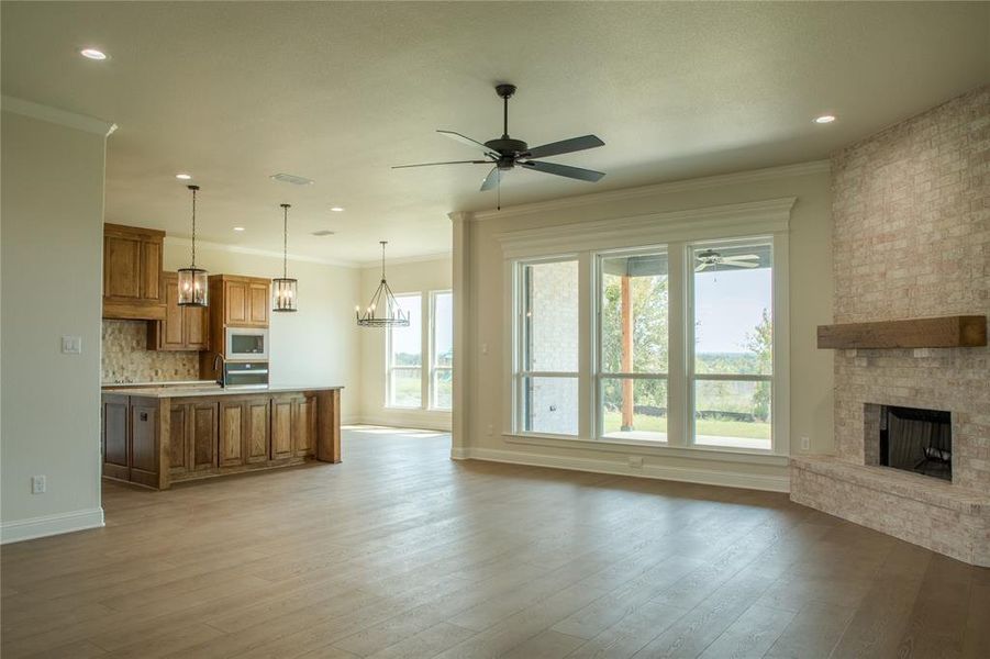 Furnished interior view inside a new home in , Brock (Image 9).
