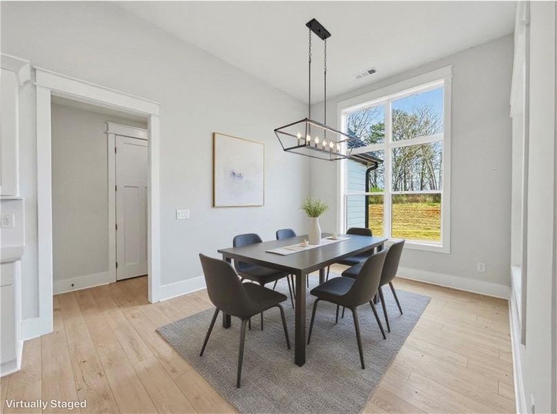 Furnished interior view inside a new home in , Rydal (Image 36).
