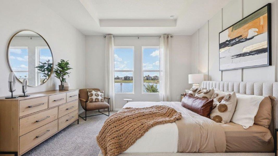 Furnished interior view inside a new home in Hawthorne Ranch, Lakeland (Image 30).