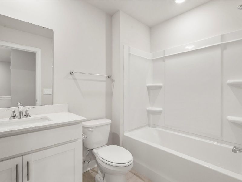 Furnished interior view inside a new home in Avalon Townes, Lyman (Image 8).