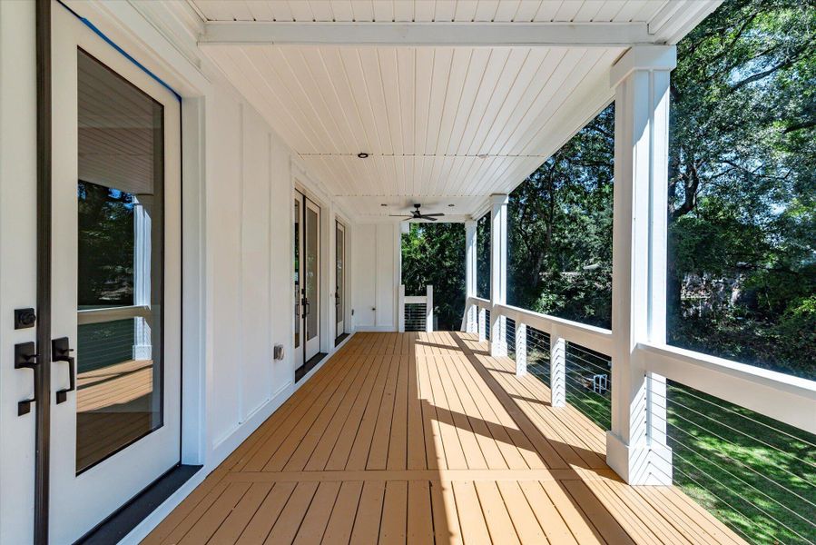 Furnished interior view inside a new home in , Charleston (Image 11).