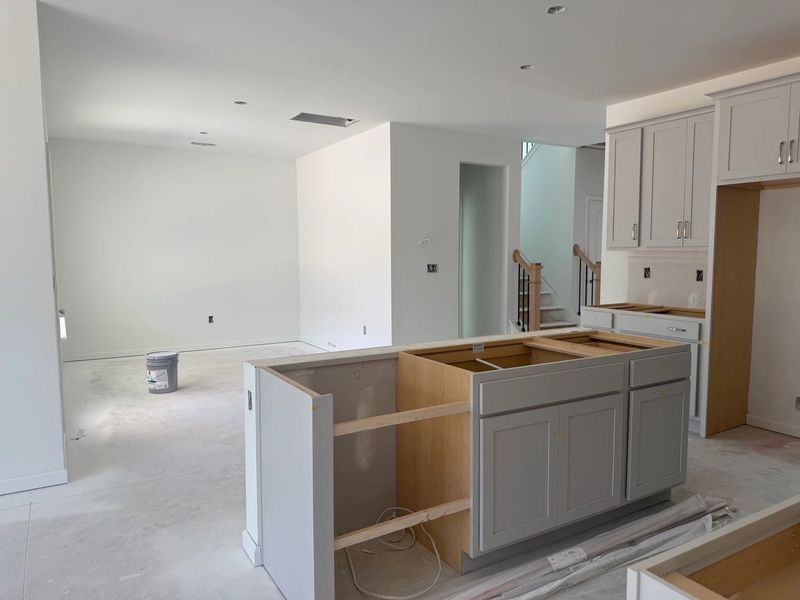 In-progress construction of a new home in The Point, Rolesville, NC (Image 11).