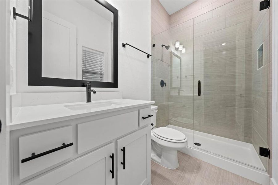 Furnished interior view inside a new home in The Woodlands, Krugerville (Image 4).