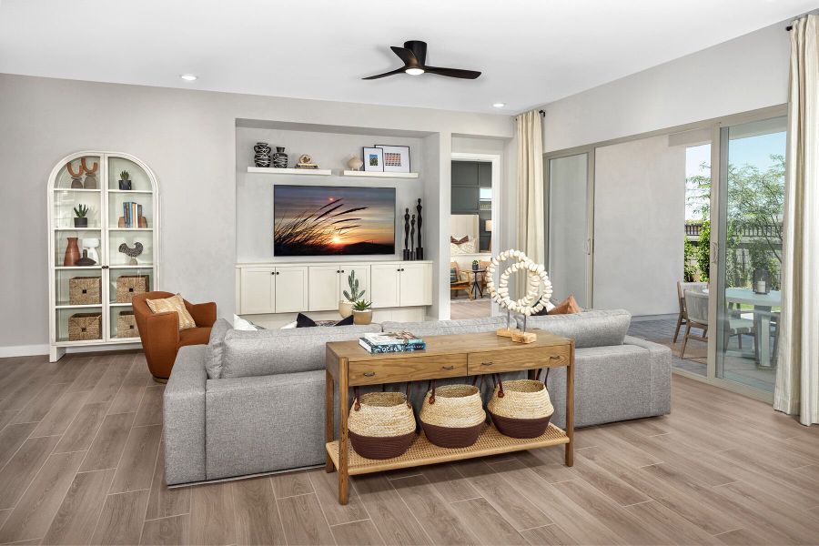 Representative furnished interior of a home built from the Pebble by Mattamy Homes in Empire Pointe, Queen Creek (Image 8). Representative furnished interior of a home built from the Pebble by Mattamy Homes in Empire Pointe, Queen Creek (Image 8).