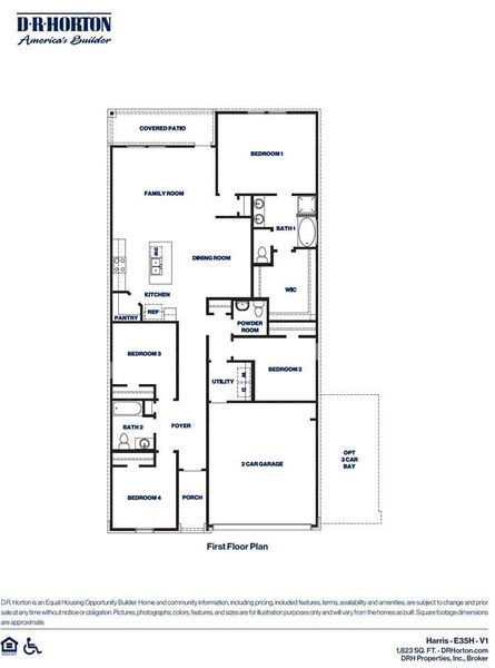2D floor plan layout of this home in Sunterra Lakes, Brookshire, TX (Image 2). 2D floor plan layout of this home in Sunterra Lakes, Brookshire, TX (Image 2).