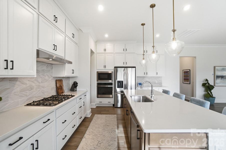 Furnished interior view inside a new home in , Belmont (Image 20).