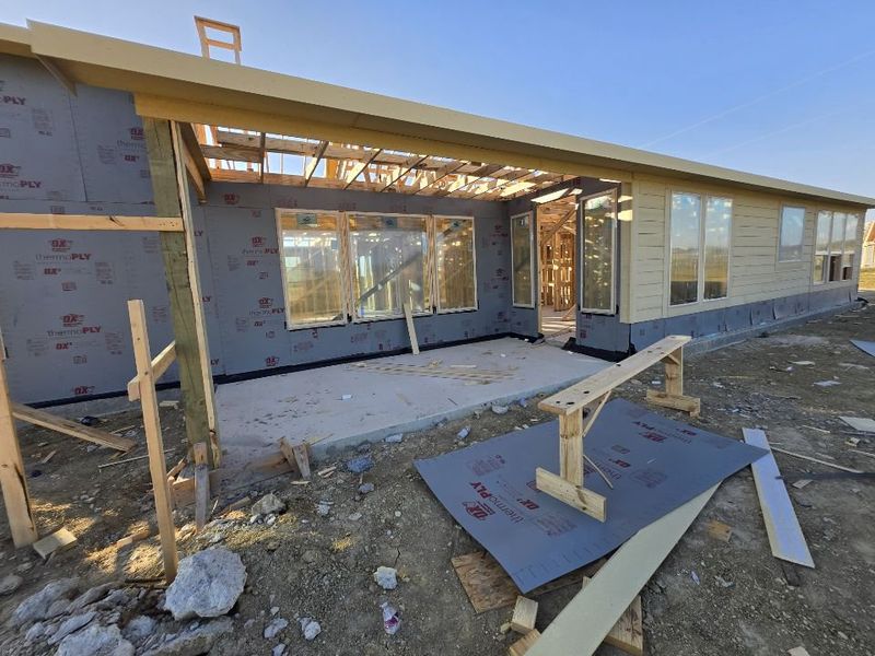 In-progress construction of a new home in Hillview Addition, Decatur, TX (Image 8). In-progress construction of a new home in Hillview Addition, Decatur, TX (Image 8).