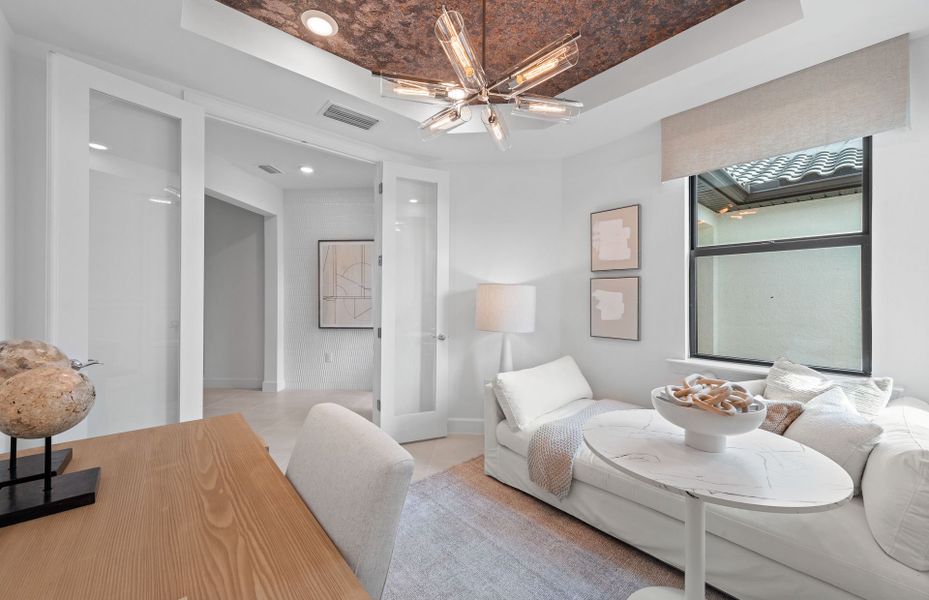 Optional doors, to help you find your peace and quiet