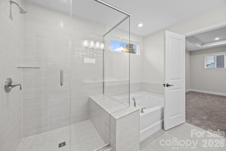 Furnished interior view inside a new home in Parkside Crossing, Charlotte (Image 30).