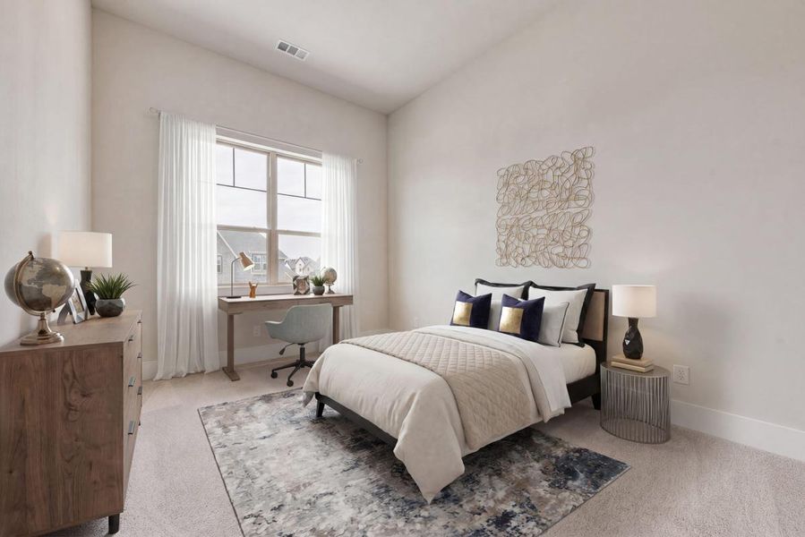 Furnished interior view inside a new home in Park Place, Prosper (Image 29). Furnished interior view inside a new home in Park Place, Prosper (Image 29).
