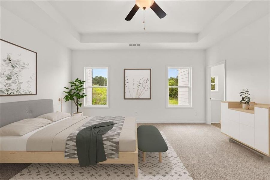 Furnished interior view inside a new home in , Loganville (Image 7).