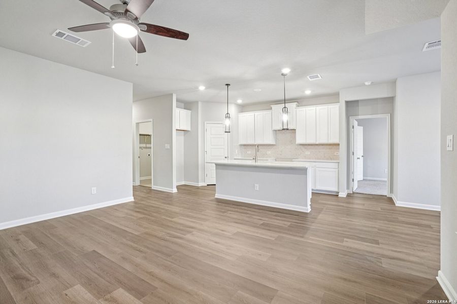 Spacious, unfurnished interior of a new home in Kallison Ranch, San Antonio (Image 35). Spacious, unfurnished interior of a new home in Kallison Ranch, San Antonio (Image 35).