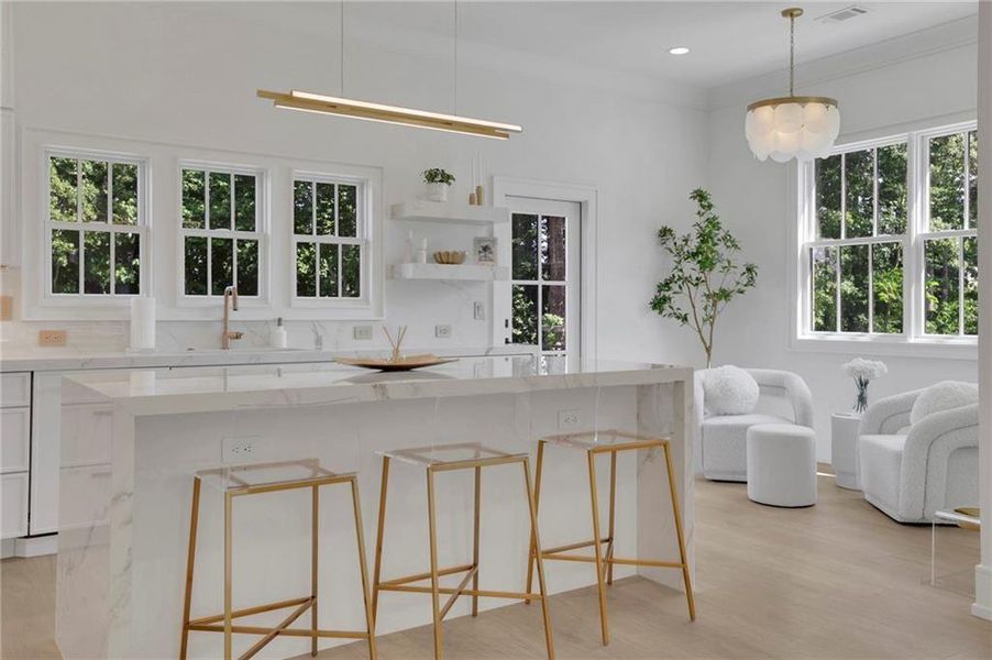 Furnished interior view inside a new home in , Sugar Hill (Image 11).