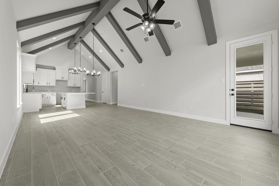 Spacious, unfurnished interior of a new home in Austin Point, Richmond (Image 17).