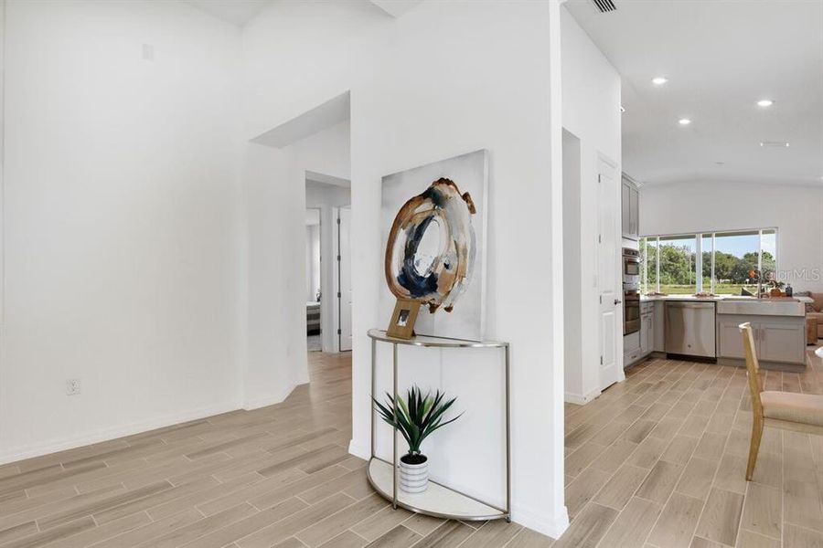 Furnished interior view inside a new home in Ardisia Park, New Smyrna Beach (Image 38).