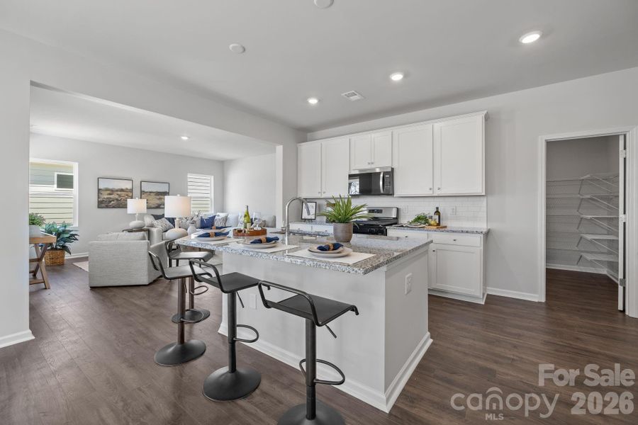 Furnished interior view inside a new home in McFarland Estates, York (Image 31).