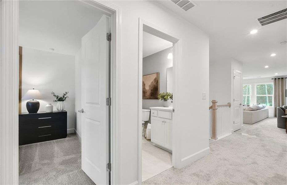 Furnished interior view inside a new home in Anderson Point Estates, McDonough (Image 18). Furnished interior view inside a new home in Anderson Point Estates, McDonough (Image 18).