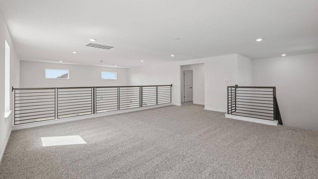 Spacious, unfurnished interior of a new home in Rosenbusch Ranch, Leander (Image 14). Spacious, unfurnished interior of a new home in Rosenbusch Ranch, Leander (Image 14).