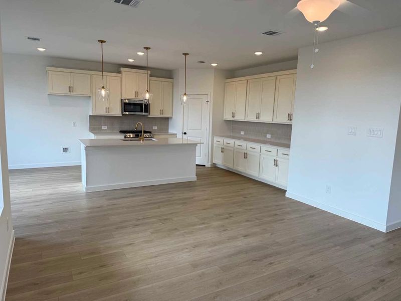 Kitchen Construction Progress featuring the Serene Collection