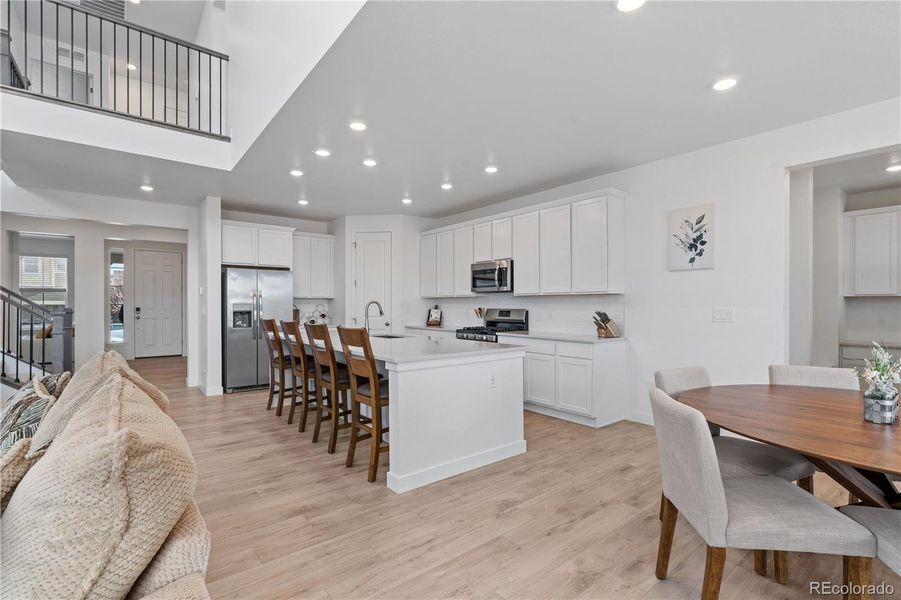 Furnished interior view inside a new home in , Erie (Image 16). Furnished interior view inside a new home in , Erie (Image 16).