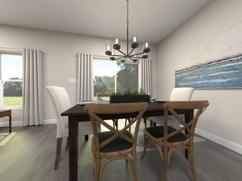 Furnished interior view inside a new home in Briarcreek - Legacy Series, Antioch (Image 3).