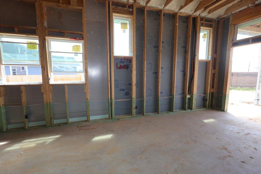 In-progress construction of a new home in Elyson - Grove Row Collection, Katy, TX (Image 6).