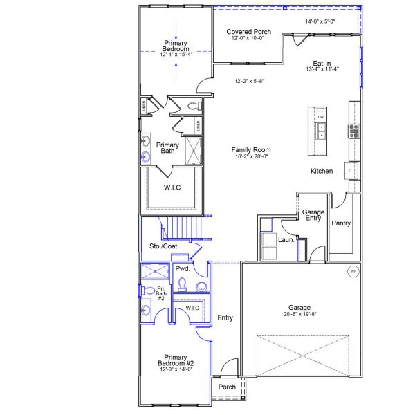 2D floor plan layout of this home in Allston Park, Calabash, NC (Image 2). 2D floor plan layout of this home in Allston Park, Calabash, NC (Image 2).