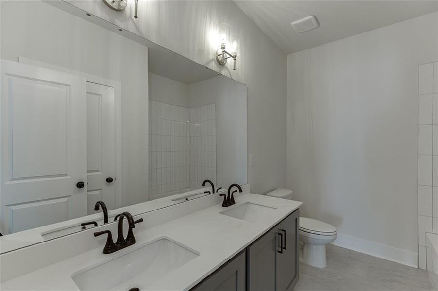 Furnished interior view inside a new home in , Cumming (Image 18).