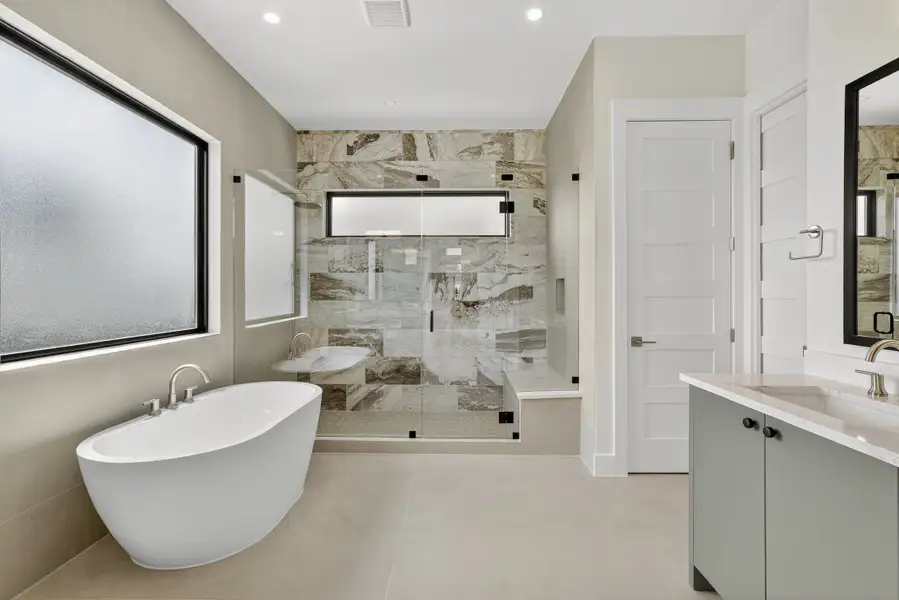 Furnished interior view inside a new home in Milky Way at River Place, Austin (Image 9).