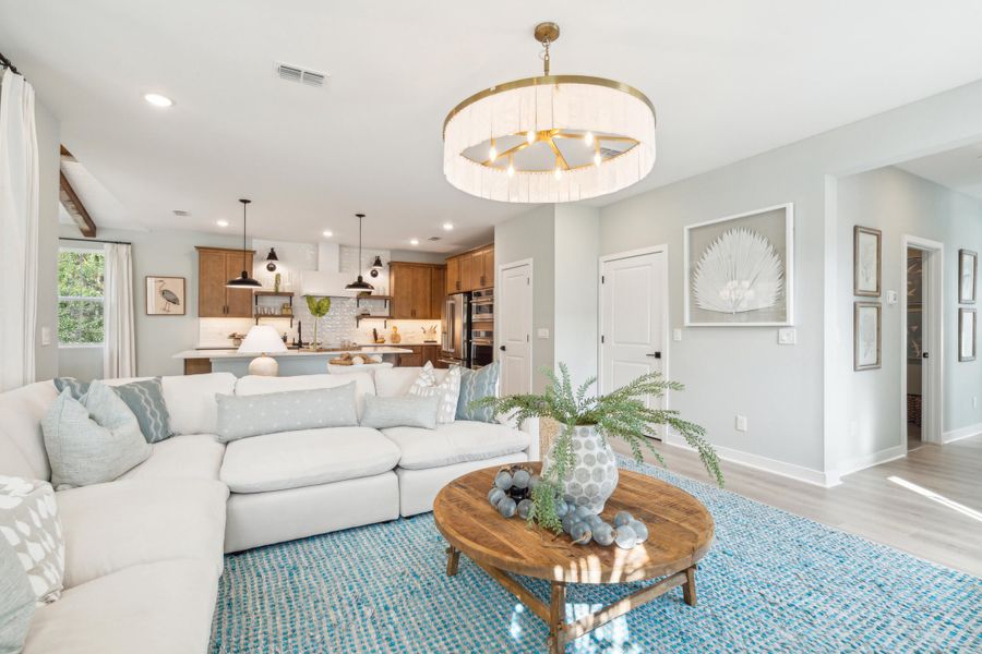 Furnished interior view inside a new home in Liberty Hill Farm, Mount Pleasant (Image 43).
