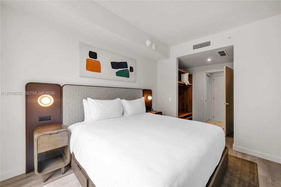 Furnished interior view inside a new home in , Miami (Image 15).