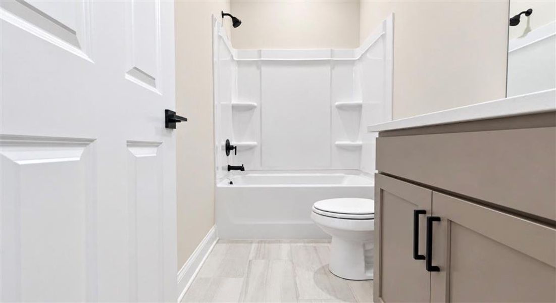 Furnished interior view inside a new home in Wehunt Meadows, Hoschton (Image 4).