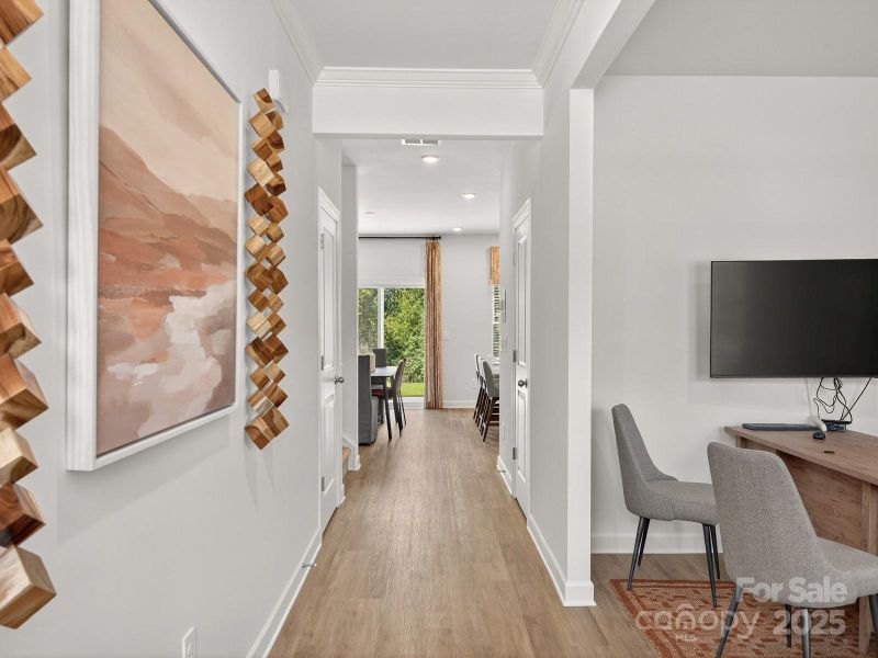 Furnished interior view inside a new home in Nelson's Creek, Mocksville (Image 4). Furnished interior view inside a new home in Nelson's Creek, Mocksville (Image 4).