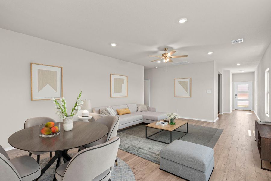 Furnished interior view inside a new home in Creekhaven, Rosharon (Image 11).