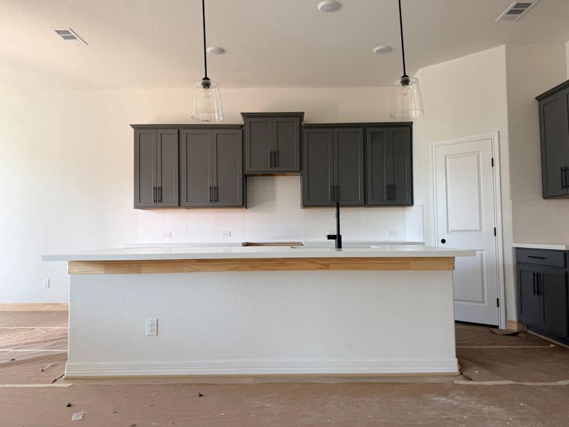 Actual progress of your home.