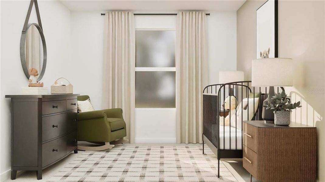 Furnished interior view inside a new home in , Davenport (Image 17).