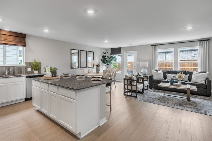 Representative furnished interior of a home built from the 1753 Modeled by KB Home in Princeton Estates II, Princeton (Image 6).
