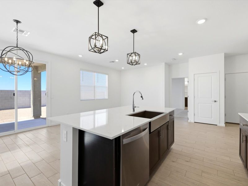 Furnished interior view inside a new home in Silva Farms - Classic Series, Goodyear (Image 3).