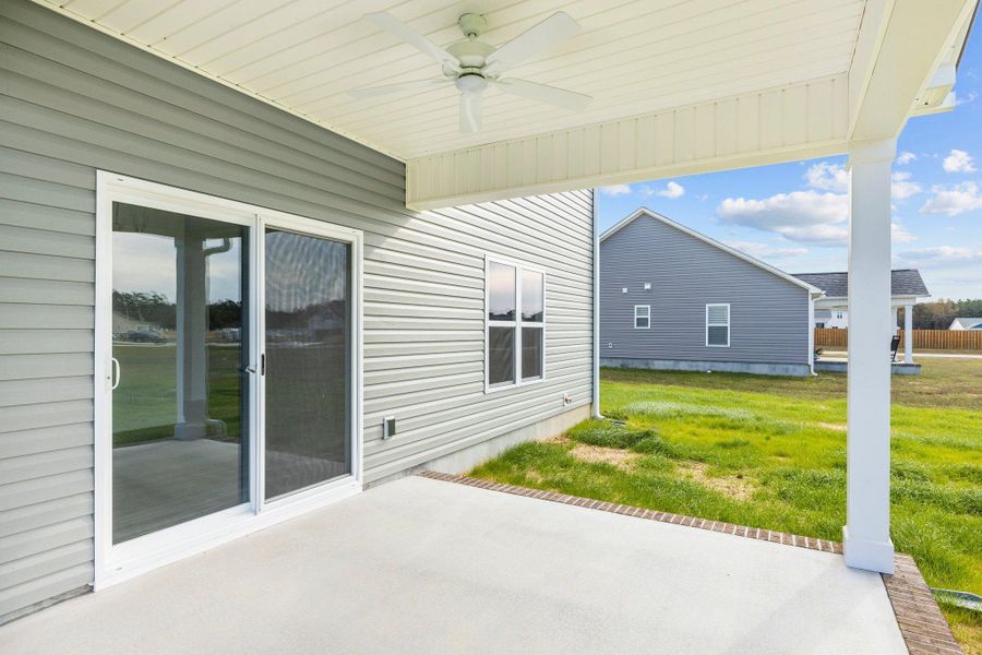 Representative exterior details of a home built from the Yorkshire A by JC Jackson Homes,LLC in Heritage Pointe, Newport (Image 24).