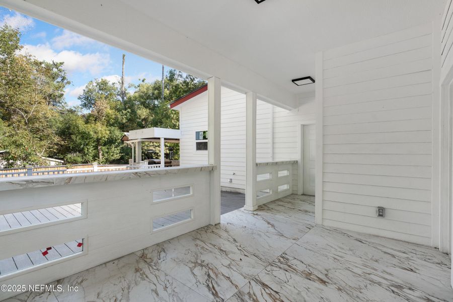 Exterior details and patio area of a home in , Jacksonville (Image 23). Exterior details and patio area of a home in , Jacksonville (Image 23).
