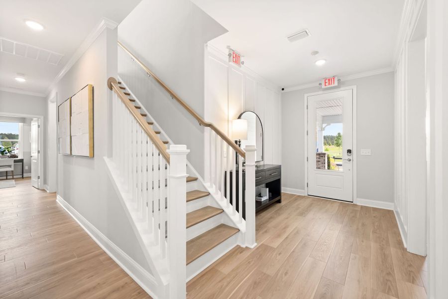 Entryway with Optional Loft Stairs