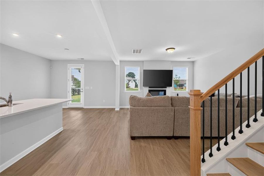 Furnished interior view inside a new home in , Hoschton (Image 7). Furnished interior view inside a new home in , Hoschton (Image 7).