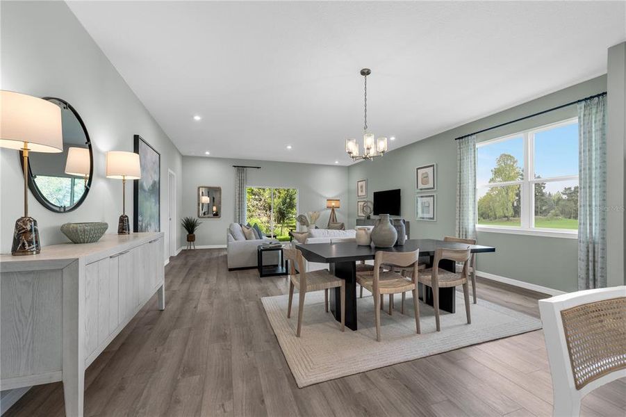 Furnished interior view inside a new home in Green Leaf, West Melbourne (Image 12).