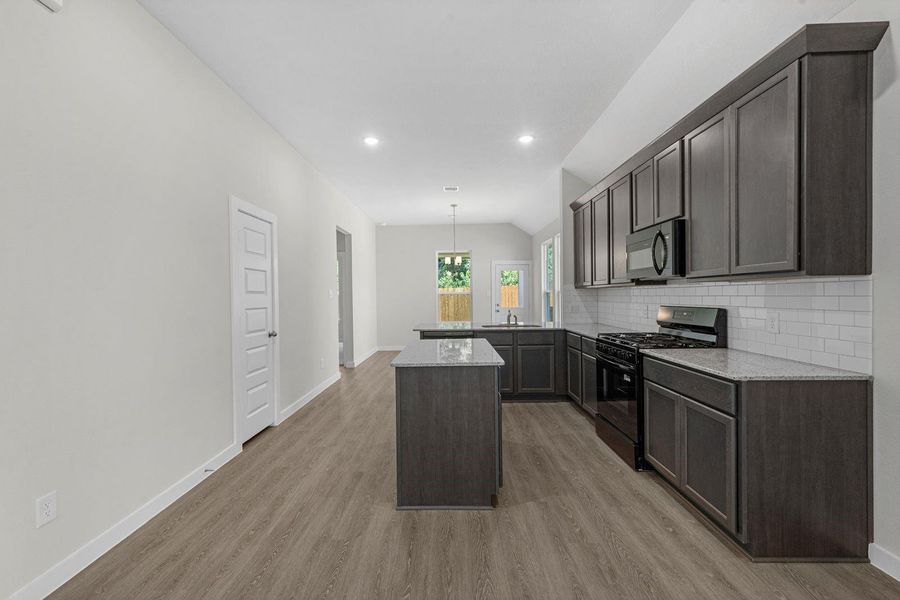 Furnished interior view inside a new home in Lexington Heights, Willis (Image 11).